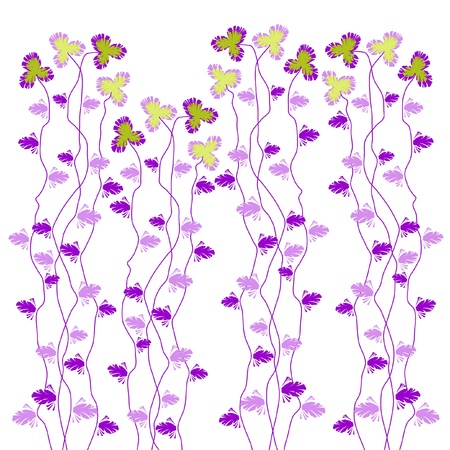 floral backgroundのイラスト素材