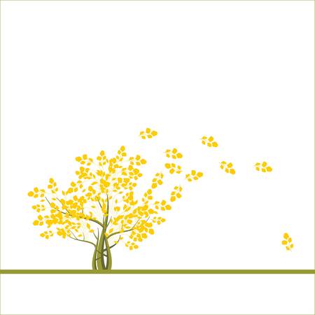 background with a treeのイラスト素材