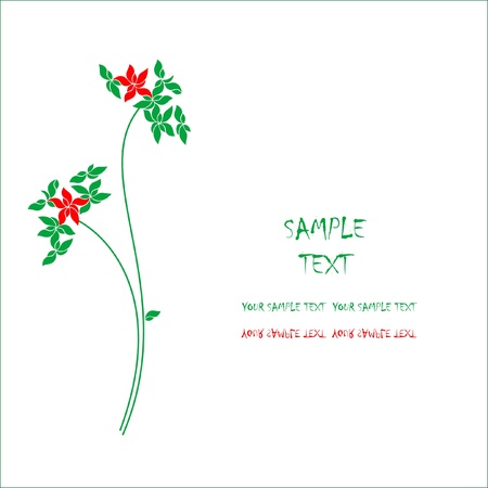 floral backgroundのイラスト素材