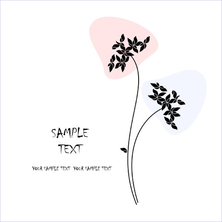 floral backgroundのイラスト素材