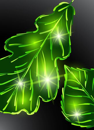 green backgroundのイラスト素材