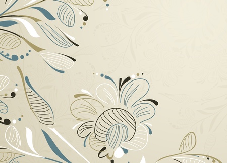 floral backgroundのイラスト素材