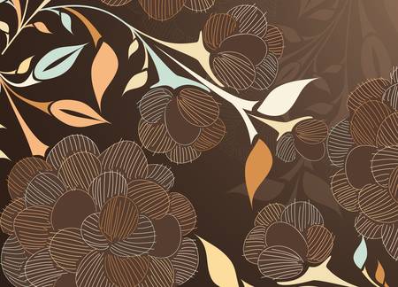 floral backgroundのイラスト素材