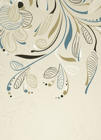 floral backgroundのイラスト素材