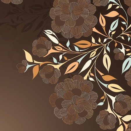 floral backgroundのイラスト素材