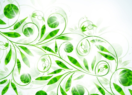 floral background, vector abstract backgroundのイラスト素材