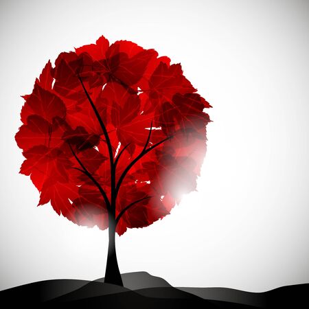 valentine tree, abstract backgroundのイラスト素材