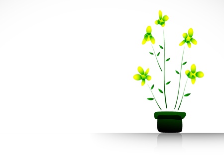 floral backgroundのイラスト素材