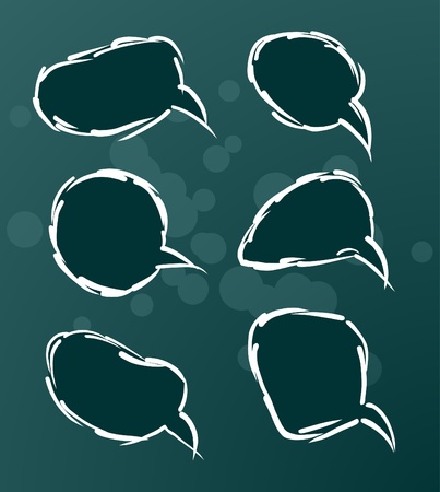 bubbles for speechのイラスト素材