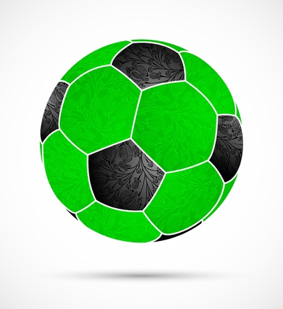 abstract soccer ballのイラスト素材