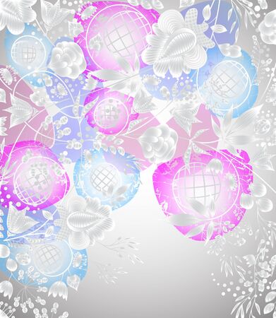 floral backgroundのイラスト素材