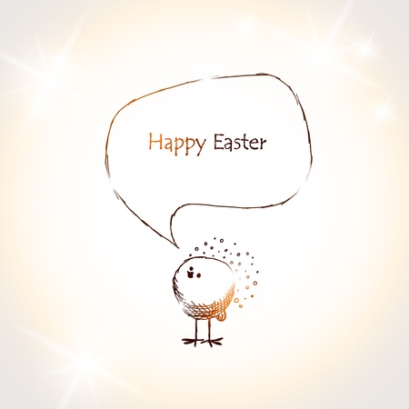 Easter chicksのイラスト素材