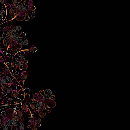 floral backgroundのイラスト素材