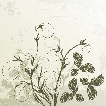 floral backgroundのイラスト素材