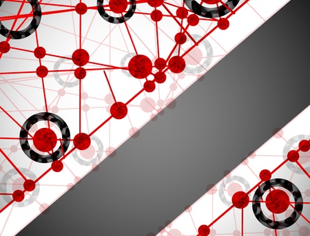 molecular structure, abstract backgroundのイラスト素材