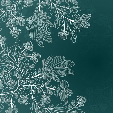 floral backgroundのイラスト素材