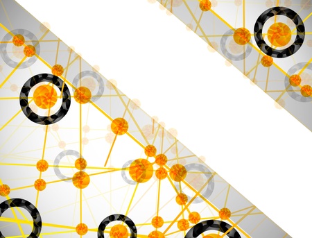 molecular structure, abstract backgroundのイラスト素材
