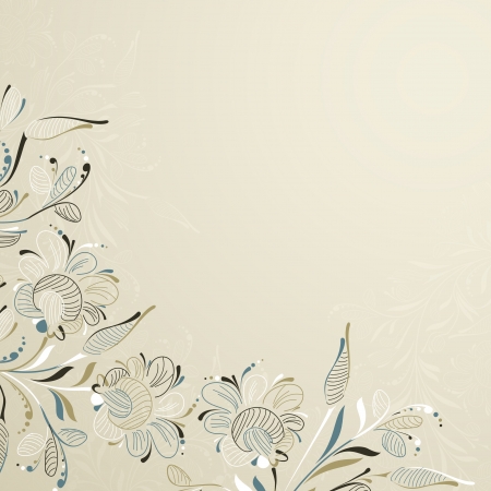 floral backgroundのイラスト素材