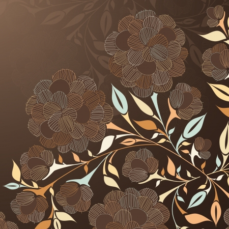 floral backgroundのイラスト素材