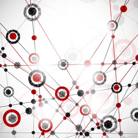 molecular structure, abstract backgroundのイラスト素材