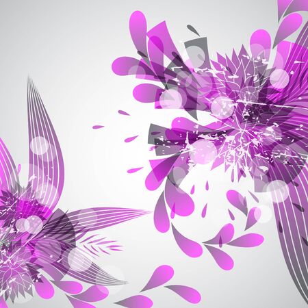 floral backgroundのイラスト素材