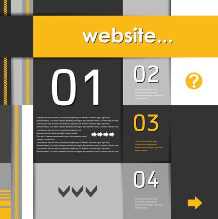websiteのイラスト素材
