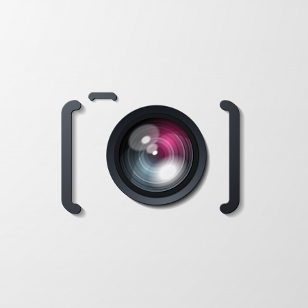 photo camera iconのイラスト素材