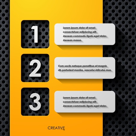modern infographic, realistic design elementsのイラスト素材