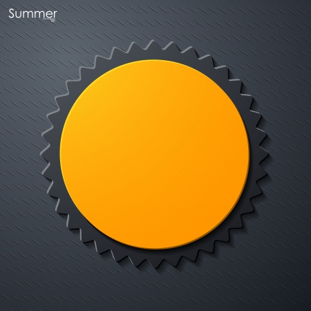 summer sun iconのイラスト素材