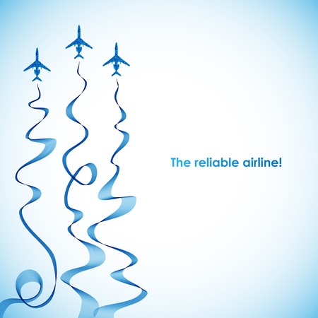 airplane, vector abstract backgroundのイラスト素材