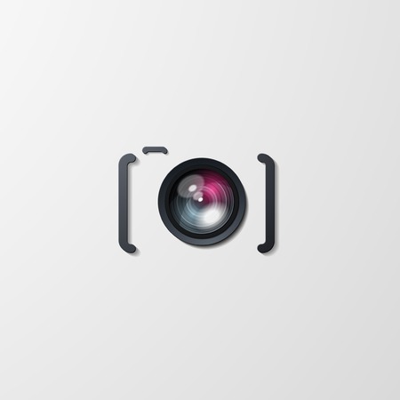 photo camera iconのイラスト素材