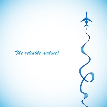 airplane, vector abstract backgroundのイラスト素材