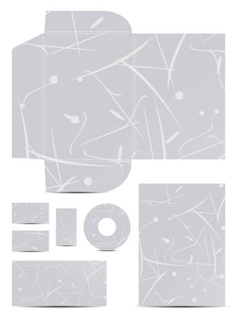 stationery setのイラスト素材