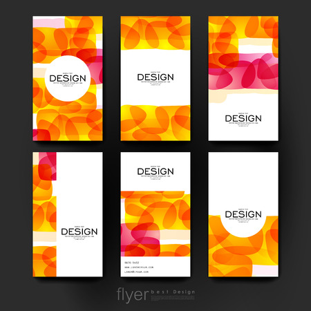 abstract background vector brochure template. Flyer Layout. Creative modern designのイラスト素材