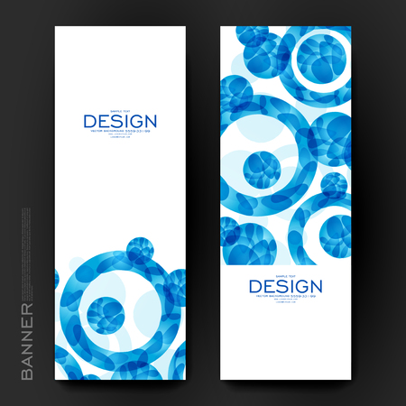 Beautiful banner vector template with abstract background. Creative modern designのイラスト素材