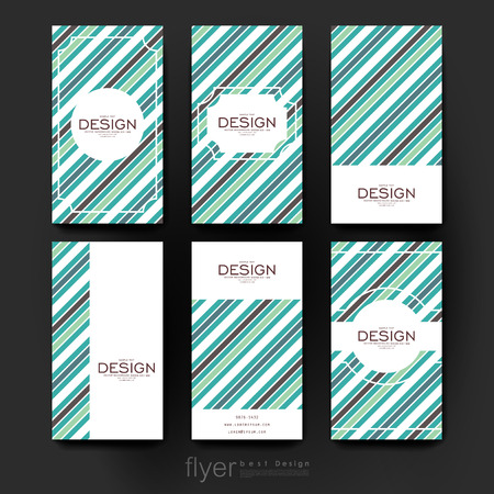 abstract vector brochure template. Flyer Layout. Creative modern designのイラスト素材