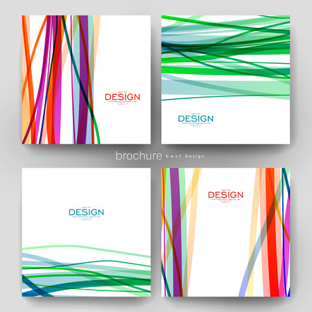 abstract background vector brochure template. Flyer Layout. Creative modern designのイラスト素材
