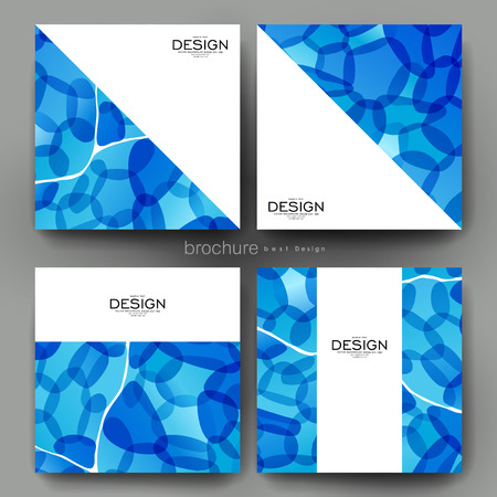 abstract vector brochure template. Flyer Layout. Creative modern designのイラスト素材