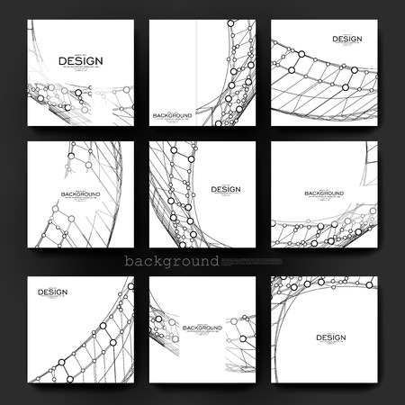 abstract background vector brochure template. Flyer Layout. Creative modern designのイラスト素材