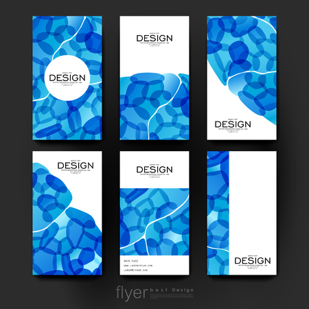 abstract vector brochure template. Flyer Layout. Creative modern designのイラスト素材