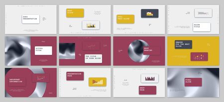 Presentation template design. Vector infographics. Use in Presentation flyer and leaflet corporate...