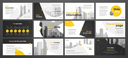 Present Presentation template design. Vector infographics.のイラスト素材