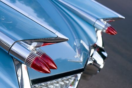 Back of Vintage Carの写真素材