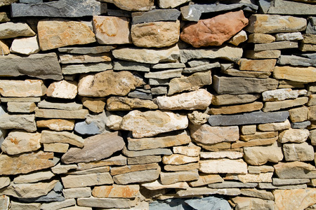 Detail of a stone wall