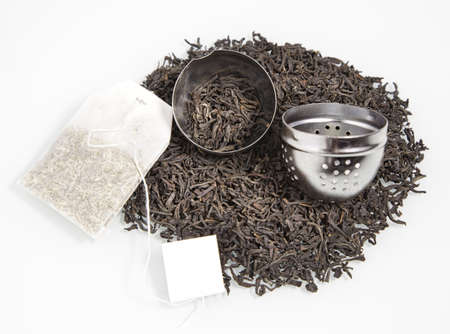 Japanese tea to brew, you dry infusion bagの写真素材