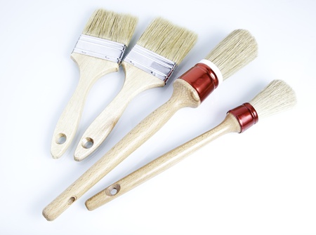 Pain brush, detail of painting tools, painterの写真素材