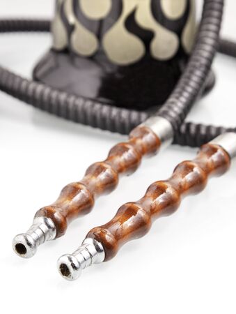 Arabic, detail of nozzles hookah smoking, india