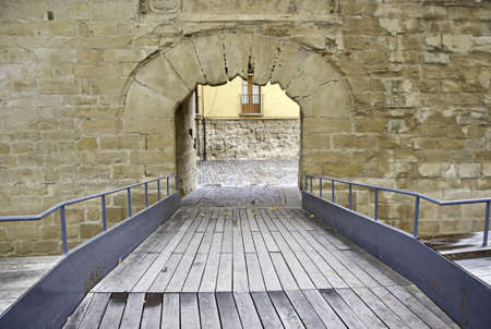 Historical construction bridge and ancient arch, history and cultureの写真素材