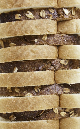 Dietetic bread vegetarian detail of bread, healthy food, staple food