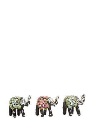 African Elephants luck, detailed figures decoration, decorative statuesの写真素材